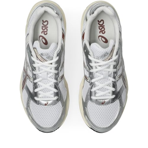 ASICS Unisex Gel-1130 Sneakers, White/Rusted Rock, 8.5 US Women/7 US Men