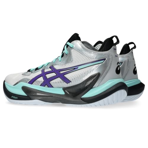 ASICS Men's METARISE 2 Volleyball Shoes, 12, White/Radiant Amethyst