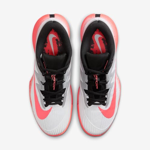 Nike Vapor Pro 3 Women's Hard Court Tennis Shoes (White/Wolf Grey/Hot Lava) Size 10