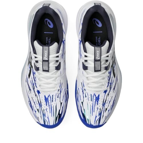 ASICS Men's Gel-Challenger 15 Padel L.E. Tennis Shoes, 9, White/Indigo Fog