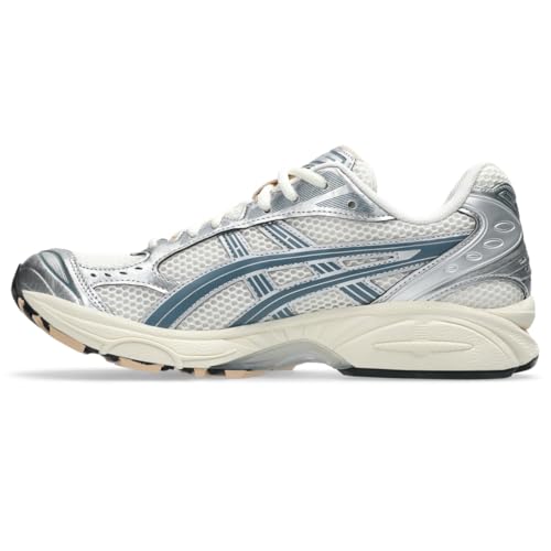 ASICS Unisex Gel-Kayano 14 Unisex Sneakers, Cream/Ironclad, 9.5 US Women/8 US Men