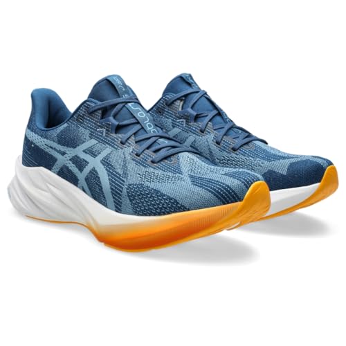 ASICS Men's DYNABLAST 5 Running Shoes, 9.5, Twilight Blue/SABA Blue