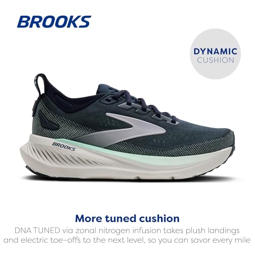 Brooks Women’s Glycerin 23 Neutral Running Shoe - Spellbound/Yucca/Pink - 8 Medium