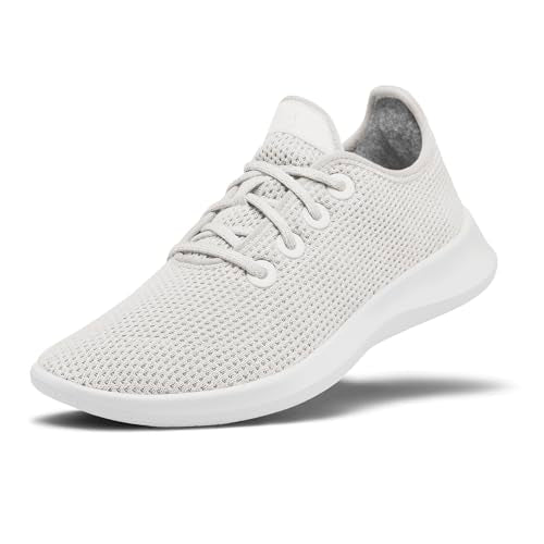 Allbirds Men’s Tree Runner, Everyday Sneakers, Machine Washable Shoe Made with Natural Materials - Kaikoura White (White Sole) - 11 Medium