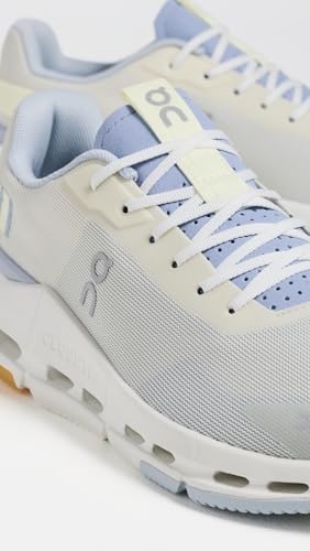 On Women's Cloudnova Form 2 Sneakers, Ghost/Marsh, 8.5 Medium US