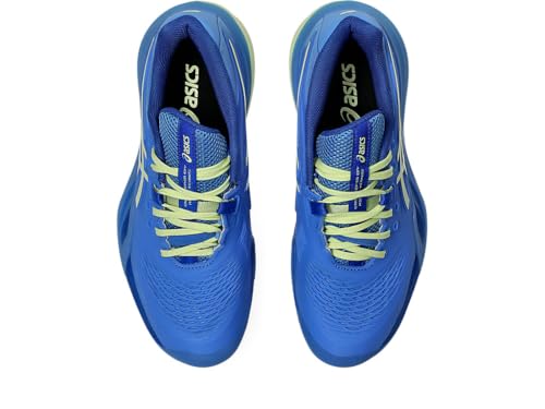 ASICS Women's Gel-Resolution X Clay, Blue Coast/Huddle Yellow, 7.5 Medium