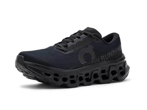 On Women's Cloudmonster 3 Sneaker, Black/Black, 8.5