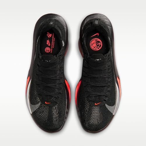 Nike AlphaFly 3 Men's Road Racing Shoes (Black/Bright Crimson/Wolf Gray/Metallic Silver) Size 10
