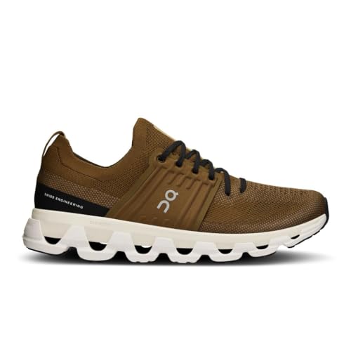 On Men's Cloudswift 3 Sneakers, Hunter | Safari, Green, Brown, 10 Medium US