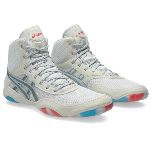 ASICS Women's MATBLAZER Wrestling Shoes, 10, White/Pure Silver