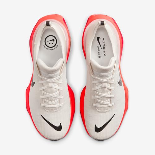 Nike Invincible 3 Men's Road Running Shoes (DR2615-009, Phantom/Bright Crimson/University Red/Black) Size 12.5