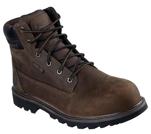 Skechers Men's Work Longrider 6 Inch Steel Toe boot