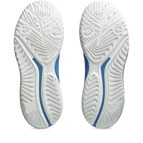 ASICS Women's Gel-Challenger 14 Tennis Shoes, 9, White/Blue Coast