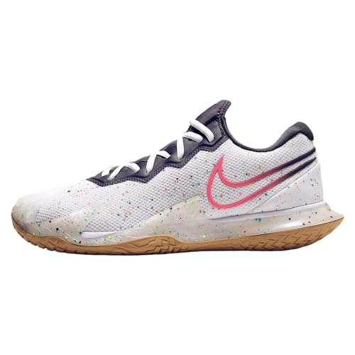 Nike NikeCourt Air Zoom Vapor Cage 4 White/Laser Crimson/Gridiron/Wheat 12