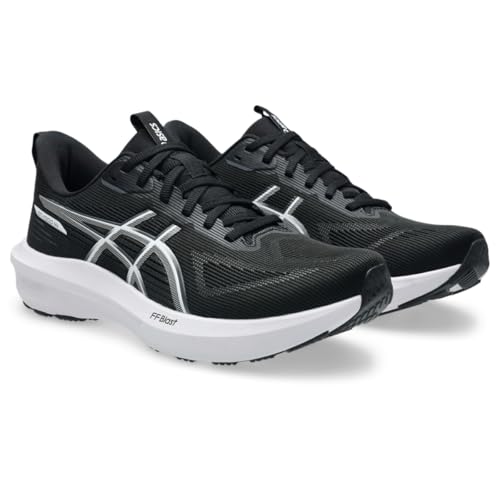 ASICS Men's GT-1000 14 Running Shoes, 10, Black/White