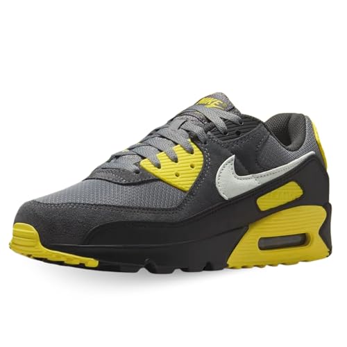 NIKE Shoes Air Max 90 Code DM0029-016 Grey Men's, Grey Yellow, 8