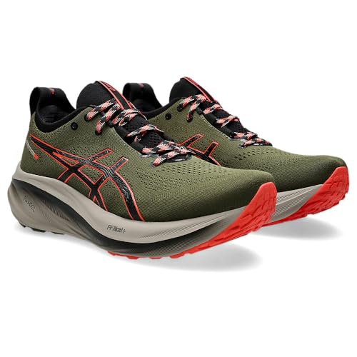 ASICS Gel-Nimbus 26 TR Mens Running Trainers 1011B849 Sneakers Shoes (UK 8.5 US 9.5 EU 43.5, Nature Bathing red Snapper 300)