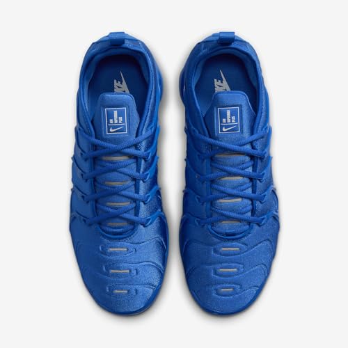 Nike Air Vapormax Plus Men's Shoes (HJ9148-480, Game Royal/Metallic Silver/White) Size 8