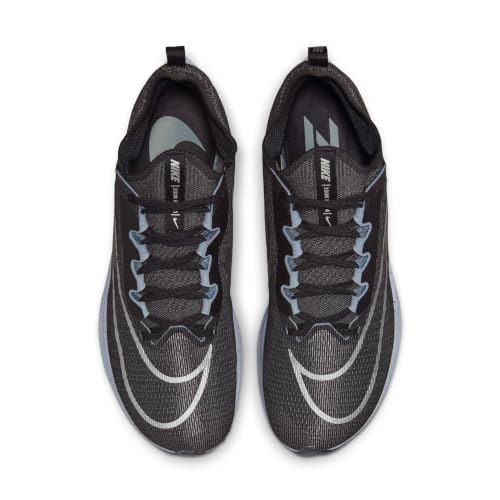 Nike Mens Nike Zoom Fly 4 Running Shoe, Dark Smoke Grey/Magnet Grey/Black/Metallic Silver, 11 UK (12 US)