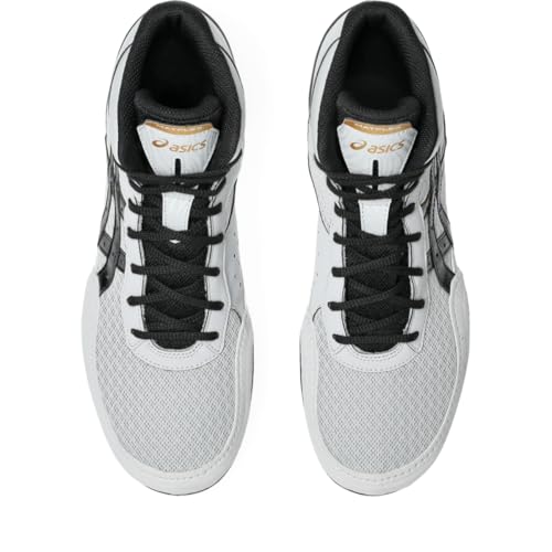 ASICS Men's Matflex 7 Wrestling Shoes, 11.5, Concrete/Black