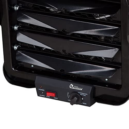 DR. INFRARED HEATER DR966 240-volt Hardwired Shop Garage Commercial Heater, 3000-watt/6000-watt, Black