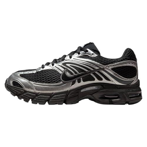 Nike Womens Air Max Moto 2K with Reflective Accents Black/Black/Metallic Silver/Anthracite 9 Medium