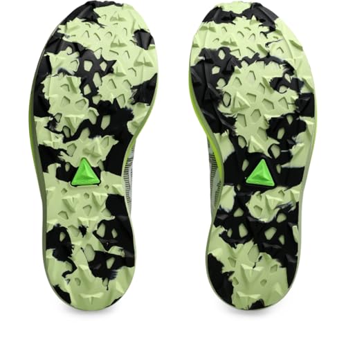 ASICS Unisex METAFUJI Trail Running Shoes, 4M / 5.5W, Cool Matcha/Black