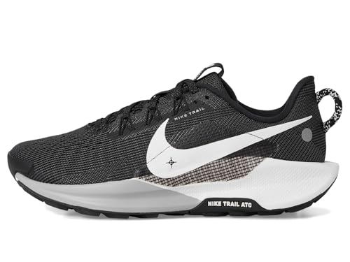 Nike Womens Pegasus Trail 5 Black/White/Anthracite/Wolf Grey 8 Medium