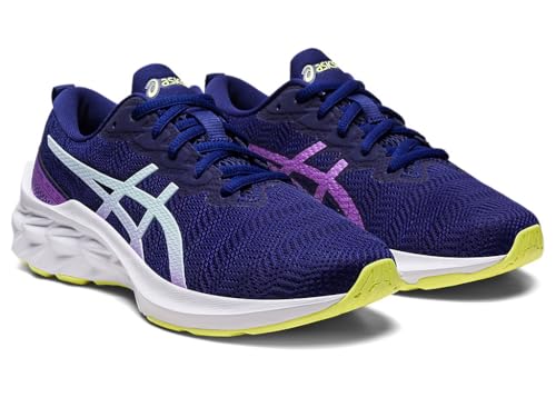 ASICS Kid's NOVABLAST 2 Grade School Running Shoes, 4.5, Dive Blue/Aquarium