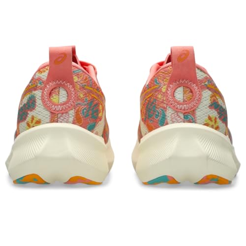 ASICS Women's Noosa TRI 16 Running Shoes, 8.5, Guava/Techno Cyan