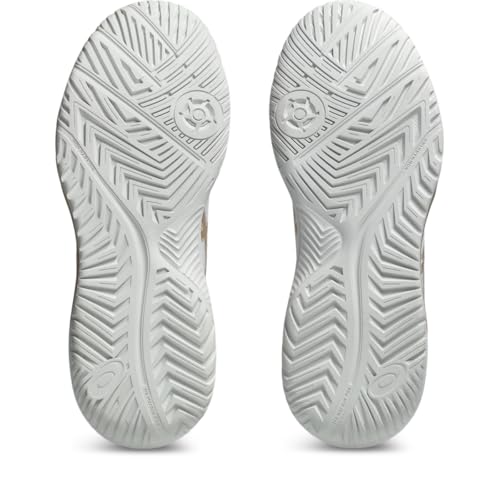 ASICS Women's Gel-Dedicate 8 Pickleball Shoes, 9, White/Champagne