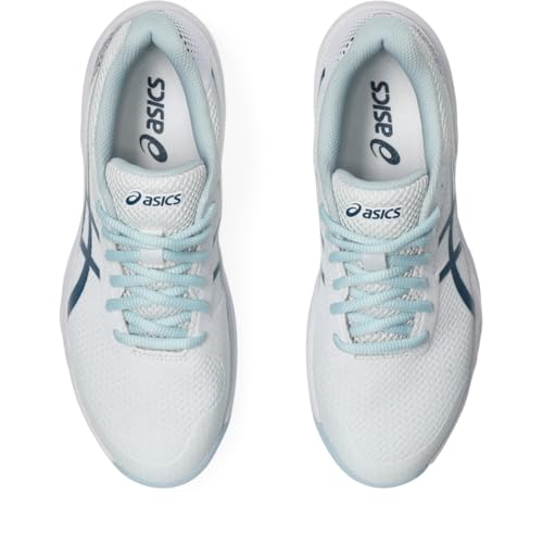 ASICS Women's Gel-Game 9 Pickleball Shoes, 10.5, White/Vintage Indigo