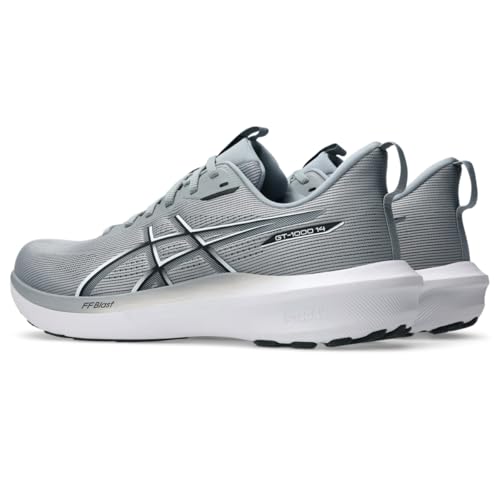ASICS Men's GT-1000 14 Running Shoes, 15, Gravel/White