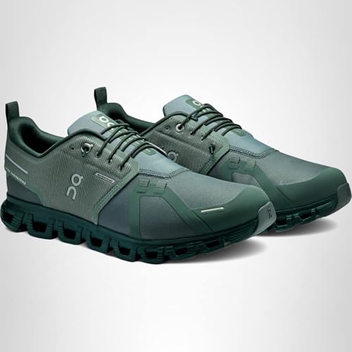 On Mens Cloud 6 Waterproof Olive/Evergreen 11 M