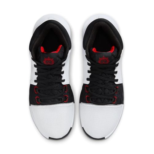 NIKE Lebron Witness 8 Basketball Shoes (FB2239-103, White/University Red/Black) Size 10