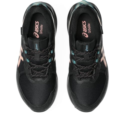 ASICS Women's Gel-Venture 11 Waterproof Running Shoes, 10, Black/Apricot Crush