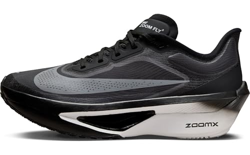 Nike Zoom Fly 6 Women's Road Running Shoe FN8455, Black White Lt Smoke Grey, 40.5 EU