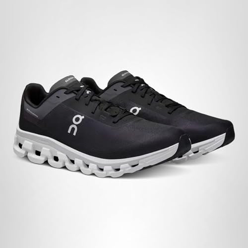 On Cloudflow 4 Women's - Color Black White - Size 9
