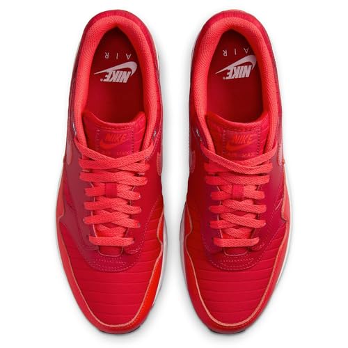 Nike Air Max 1 Men's Shoes (HQ3607-687, Gym Red/University Red/Light Crimson/Sail) Size 9.5