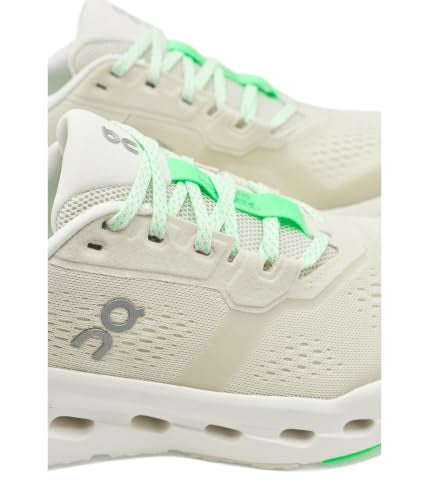 On Women's Cloudrunner 3 Ghost/Verdite 8 Wide