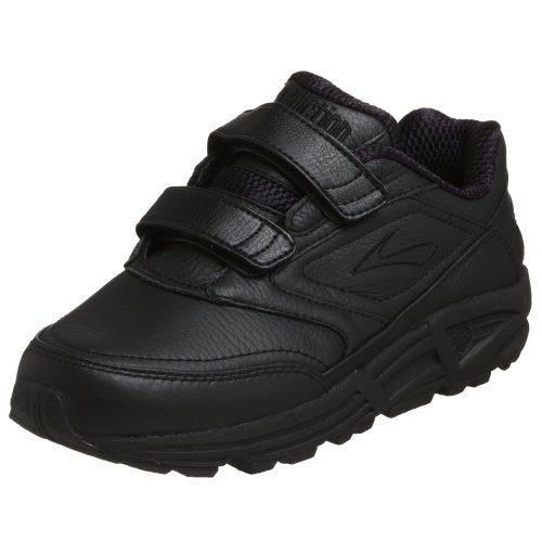 Brooks Women's Addiction Walker V-Strap Walking Shoe,Black,6.5 D