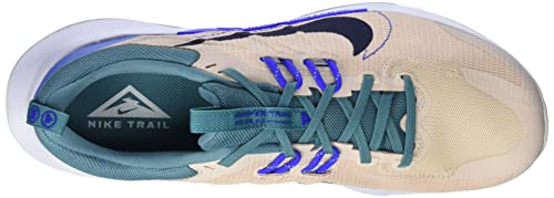 Nike Juniper Men's Trail 2 Trail Running Shoe DM0822, Sanddrift Obsidian Mineral Teal, 9 US