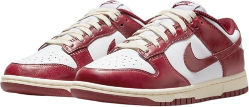 Womens Nike Dunk Low Premium 'White/Team Red'