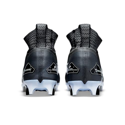 Nike Alpha Menace Elite 3 Mens Football Cleat (Black/White/Iron Grey, us_Footwear_Size_System, Adult, Men, Numeric, Medium, Numeric_13_Point_5)