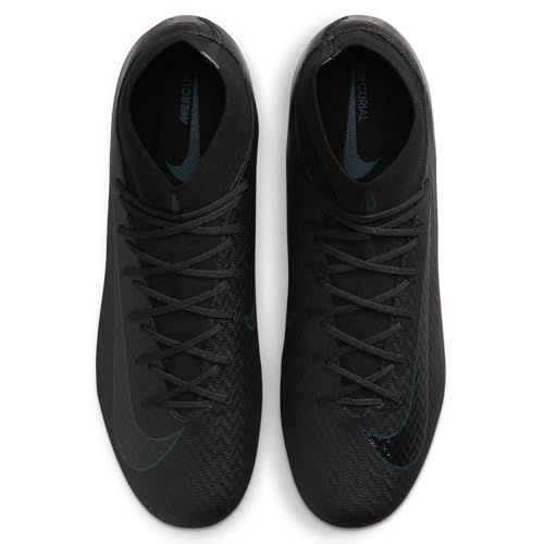 Nike Men's Zm Superfly 10 Acad Fg/MgFootball Shoe, Black Black Deep Jungle, 10.5 US