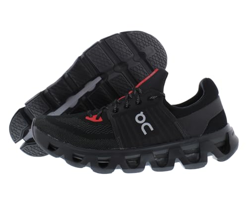 ON Cloudswift 4 AD Mens Shoes Size 8, Color: Black/Red-Black