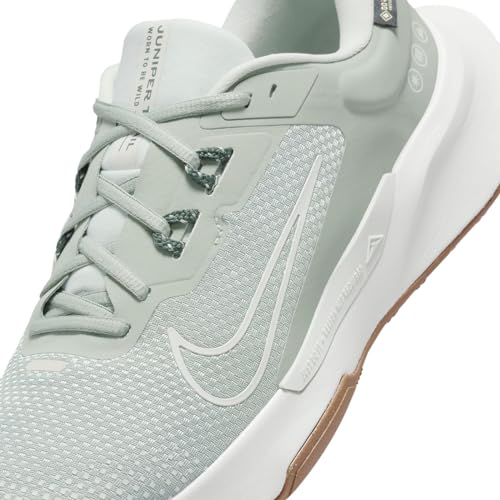 Nike Juniper Trail 2 Gore-TEX Men's Waterproof Trail Running Shoes (FB2067-304, Jade Horizon/Light Silver/Gum Medium Brown) Size 7.5