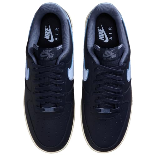 Nike Air Force 1 07 - Men's (Light Armory Blue/Obsidian/Diffused Blue) Size 9.5