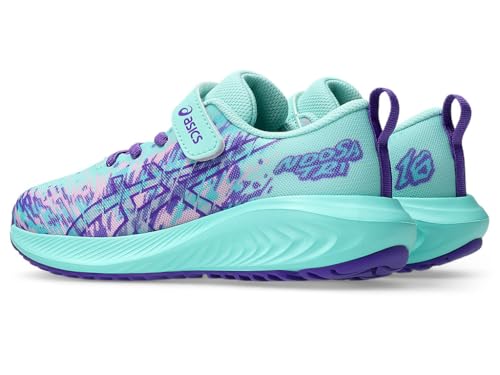 ASICS Kid's PRE Noosa TRI 16 PS Running Shoes, K13, Illuminate Mint/Radiant Amethyst