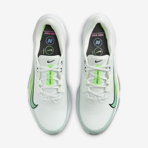 Nike Infinity Tour 2 Golf Shoes (FD0217-300, Barely Green/White/Green Strike/Black) Size 12